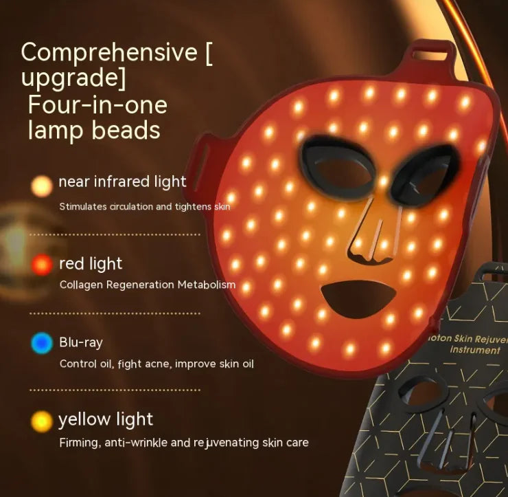 Red light therapy mask