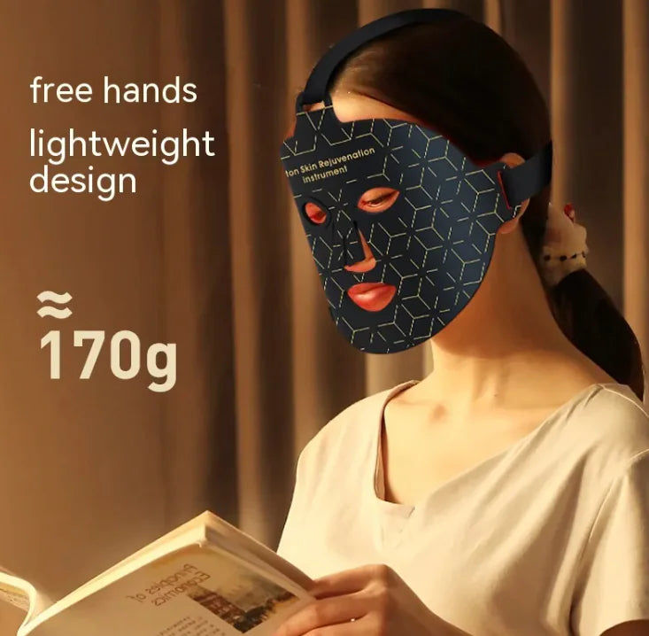 Red light therapy mask